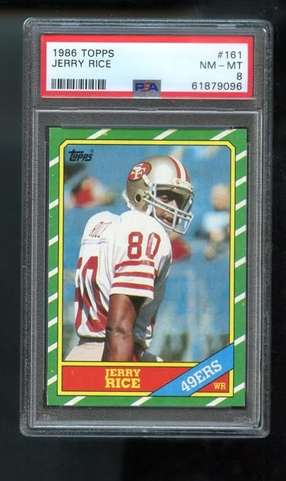 Acquired: 1986 Topps Jerry Rice PSA&nbsp;8
